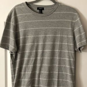 Mens gray w/ stripes tee